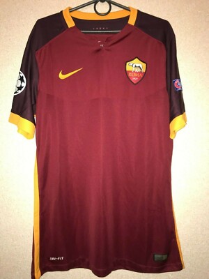 AS ROMA ITALY MATCH PLAYER ISSUE 2015-2016 #9 DZEKO NIKE | eBay