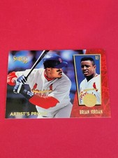 BRIAN JORDAN - 1995 PINNACLE SELECT  BASE SET CARD #90  ARTIST'S PROOF PARALLEL