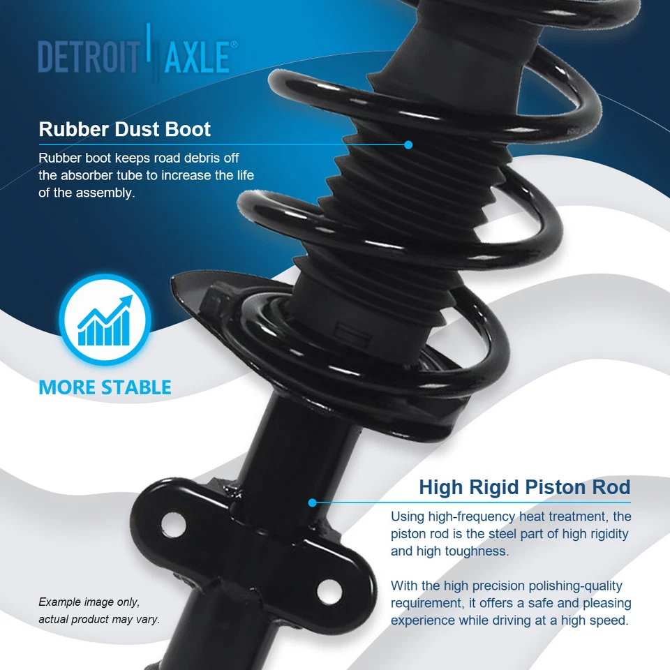 Front Struts Sway Bars for 2008-2020 Dodge Grand Caravan Chrysler Town & Country - Image 4 of 4