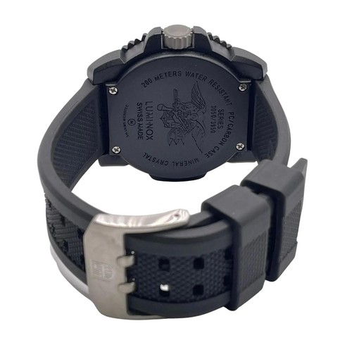 Luminox Navy Seal Colormark 44 mm Carbon schwarzes Zifferblatt Herren Quarzuhr XS.3067 - Bild 6 von 6