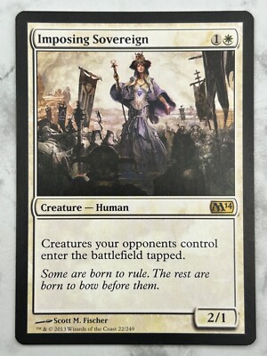 Imposing Sovereign Core Set 2014 M14 - MTG Magic the Gathering - NM | eBay Imposing Sovereign Core Set 2014 M14 - MTG Magic the Gathering - NM | eBay