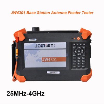 JW4301 Base Station Antenna Tester SWR Meter 25MHz-4GHz Tester Touch Screen os67