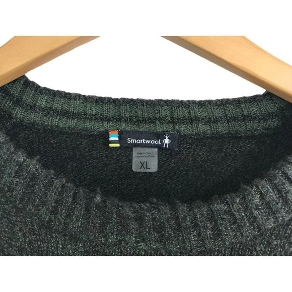 smartwool merino wool blend crew neck sweater