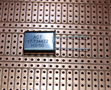 17.734472 MHz Quartz Crystal Resonator HC49U 16m Broadcast Band