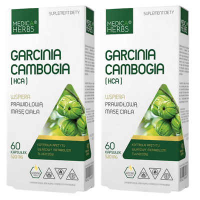 Garcinia Cambogia 520 mg - 120 Kapseln - Extrakt - 60% HCA - Medica Herbs