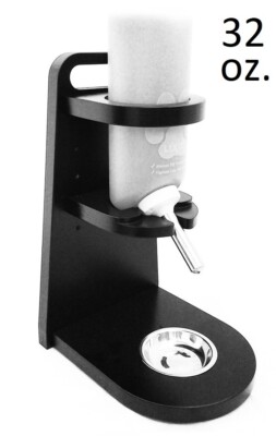 Pet Water Feeder Stand Small Dog (5-15 lbs)  Lixit 32oz Bottle