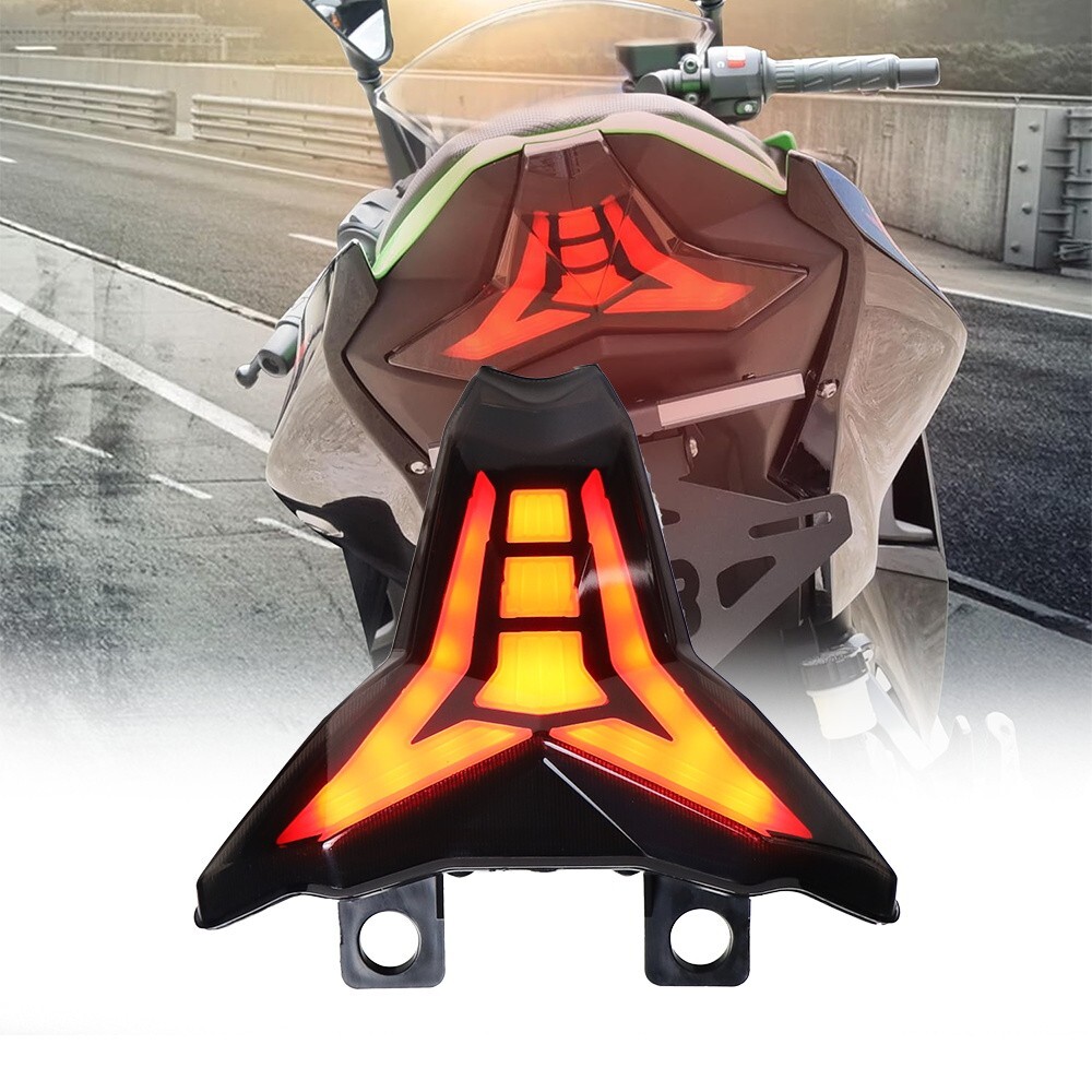For 2019-23 Kawasaki Ninja 400 ZX6R ZX-10R Integrated LED Tail