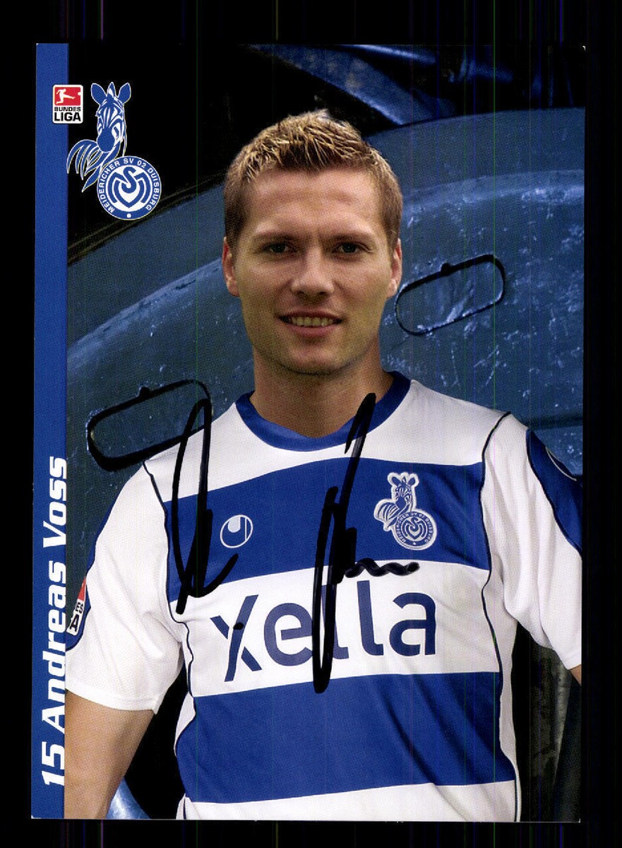 Andreas Voss Autogrammkarte MSV Duisburg 2006-07 Original Signier+A 132872