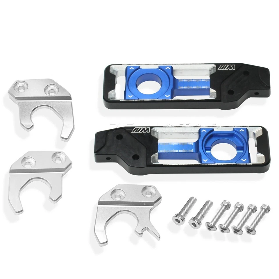 Blocos de eixo traseiro ajustadores tensor de corrente para BMW S1000R S1000XR S1000RR M1000R - Imagem 2 de 4