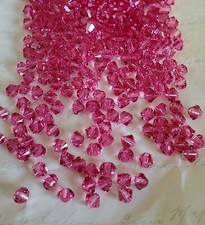 Swarovski Crystal 5328 4mm bicone beads, Rose 48pcs 