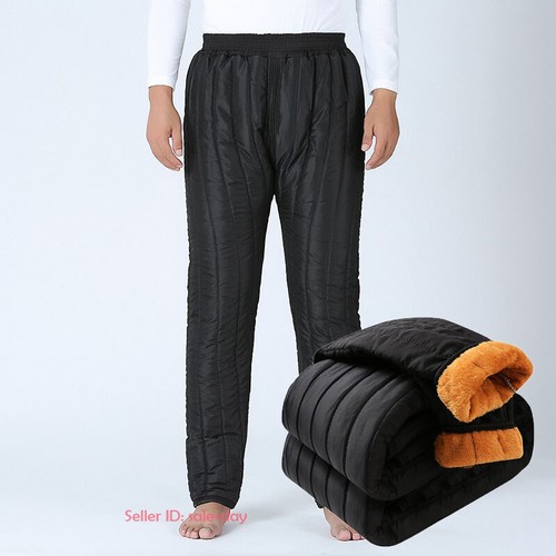 Mens Winter Thick Warm Fleece Lined 