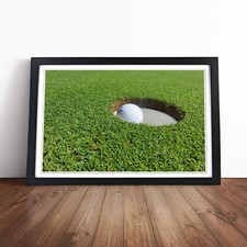 Golf Ball Wall Art Print Framed Canvas Picture Poster Home Decor Living Room