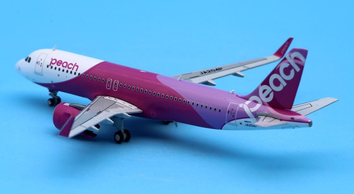 航空機・ヘリコプター Peach A320 JA204P JC WINGS 1/400 JC Wings Peach Aviation Airbus A320NEO JA204P EW432N006