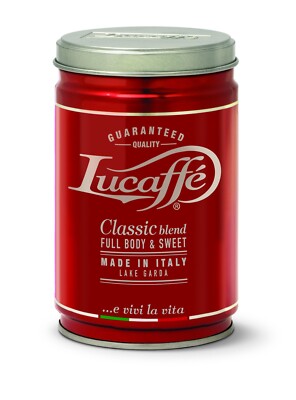 Lucaffe CLASSIC Bohnen Kaffee 250g Dose | Espresso | Siebträger | Mondo Barista