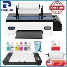 PUNEHOD A3 R1390 Used DTF Printer w/Oven Direct to Film Printer Home Business