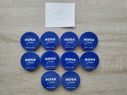 (10 PK) Nivea Creme, Moisturizing Cream for Body, Face, Hands (1oz)