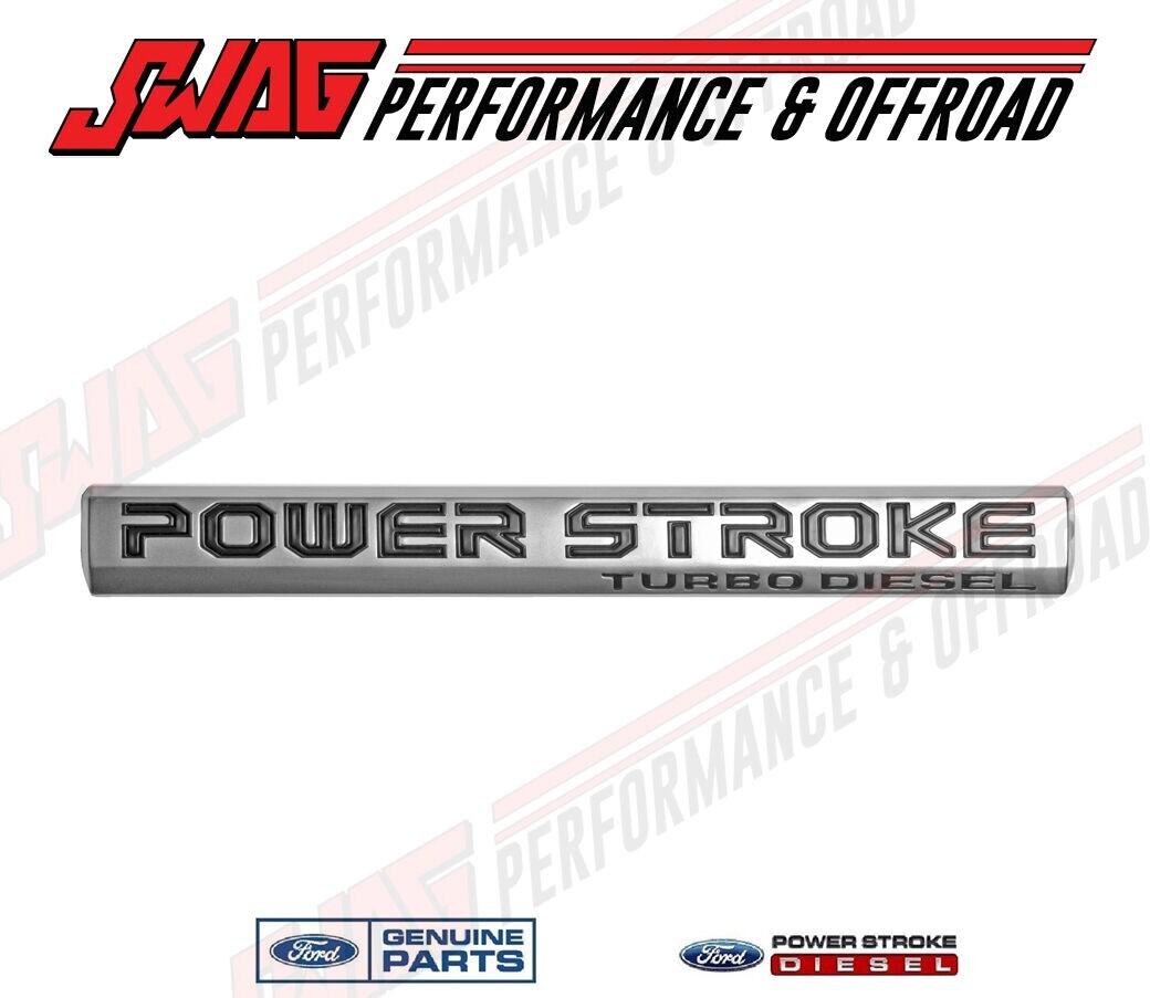 2017 Ford 6.7L Powerstroke Diesel Door Emblem Badge Set - 4 Pieces OEM