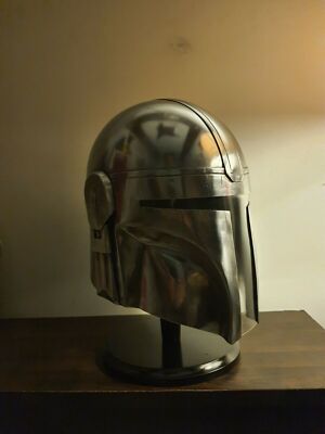 Star wars Series Mandalorian Metal Helmet With Liner Wearable Helmet gift 