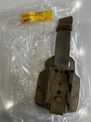 Safariland 6004-10-55 Single Strap Leg Shroud w/ MLS Receiver FDE