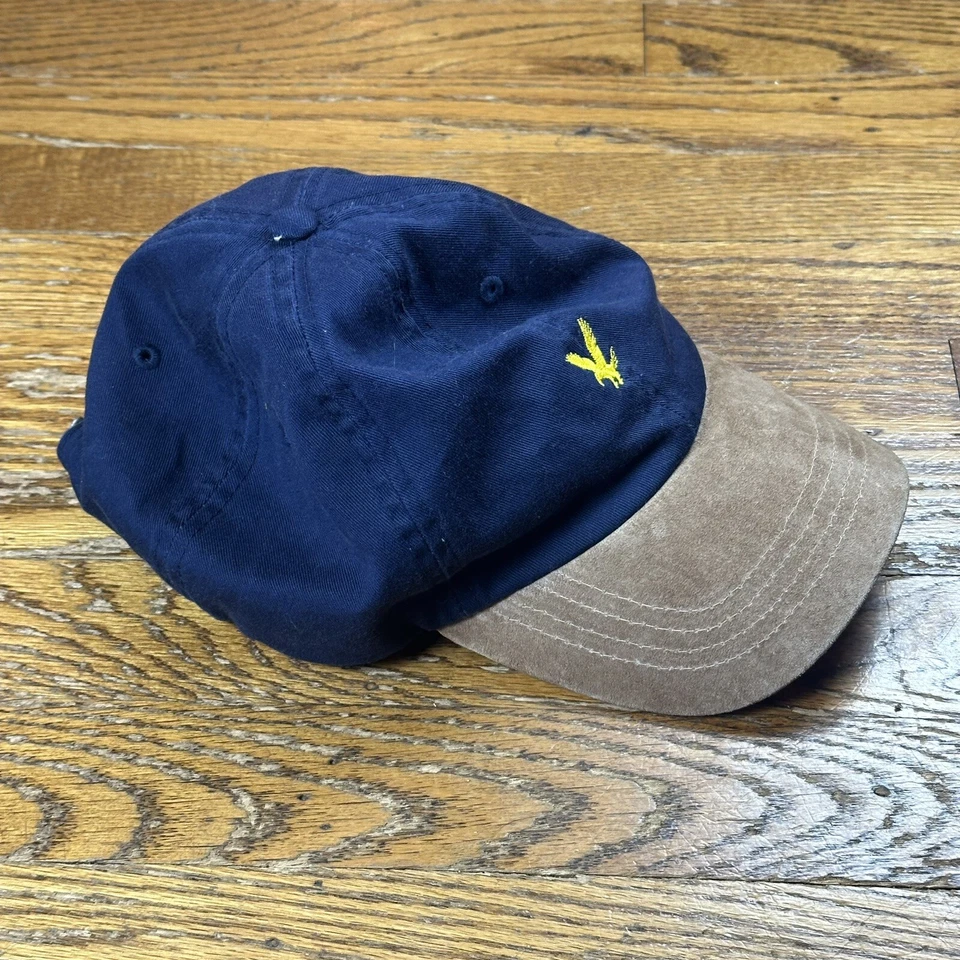 Gorra Lyle & Scott 6 paneles gamuza billete de béisbol para hombre talla única azul Foto 4 de 4