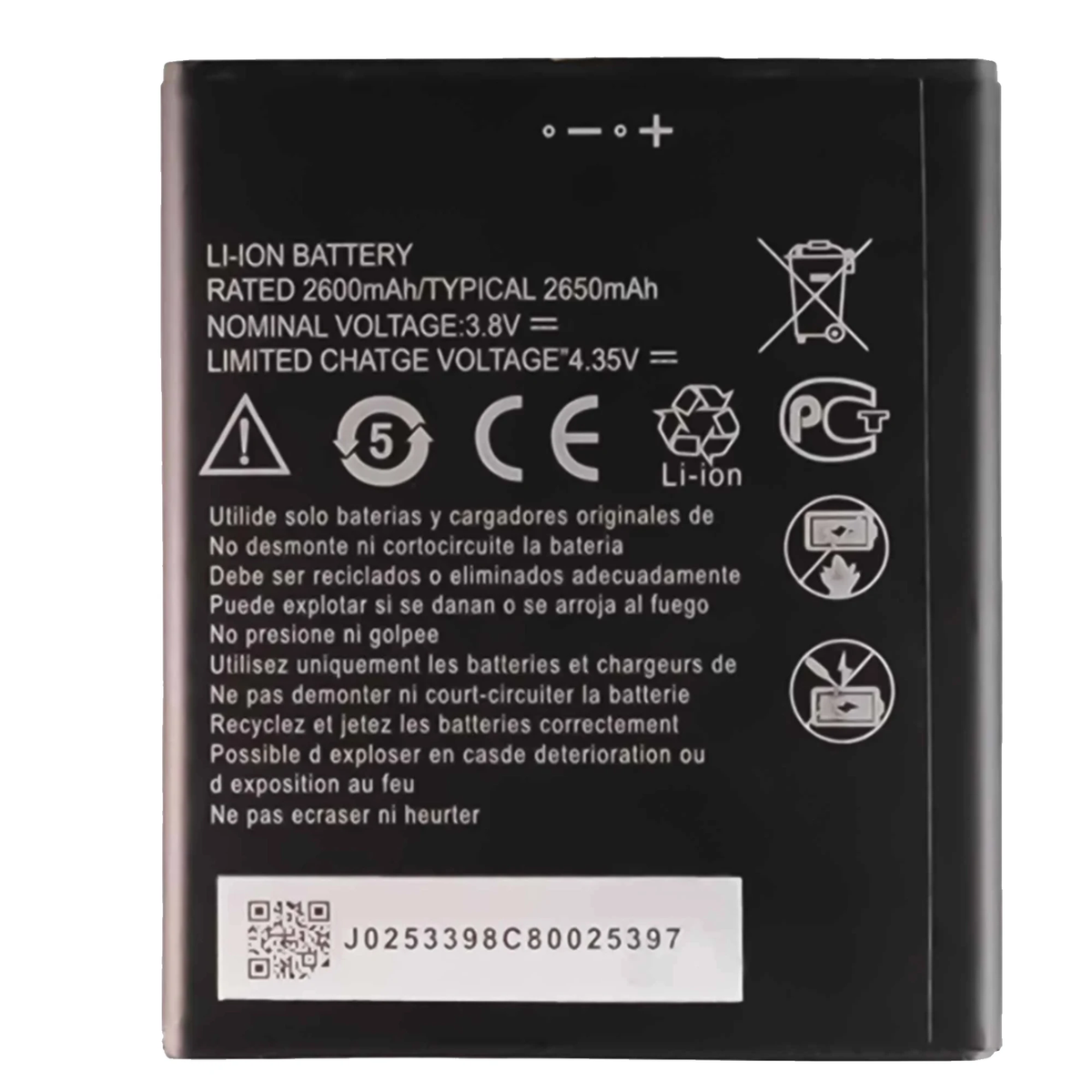 For ZTE Blade L210 Replacement Battery Li3826T43P4h695950 2600mAh