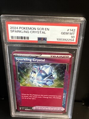 2024 Pokemon SCR EN #142 Sparkling Crystal PSA 10 | eBay