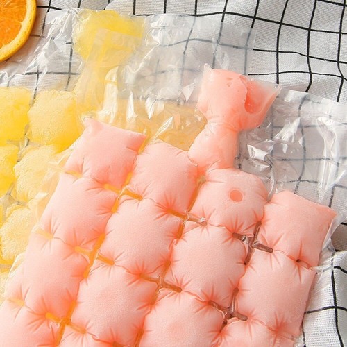 10PCS Edible Frozen Ice Cube Bags Portable Ice Mould DIY Drinking - Picture 6 of 12