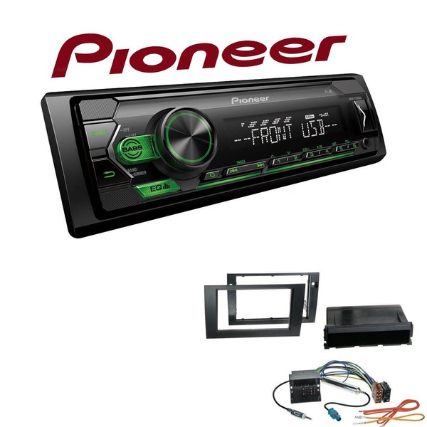 Pioneer Autoradio Android USB Mit Einbauset FüR Seat Exeo Schwarz Ohne Canbus-image