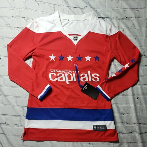 NEW WOMENS WASHINGTON CAPITALS JERSEY 