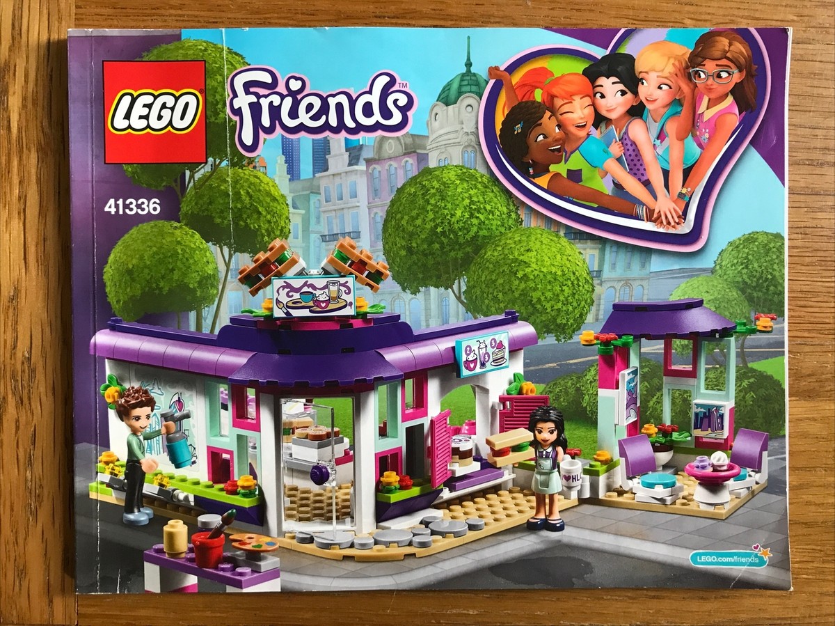 Lego Friends Emma's Art Cafe 41336 Instruction Manual (2018) UK