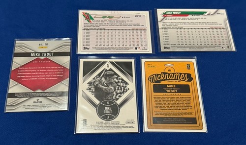 2018-19 Donruss Optic Mike Trout Diamond Kings Holo Black Back SP Angels (5) - Picture 7 of 7