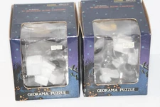 2X Original Box - The Nightmare Before Christmas Disney Georama Puzzle IV & V