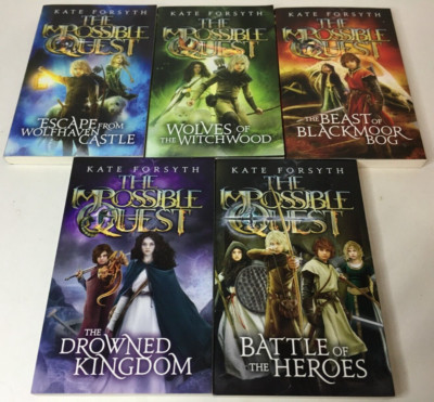 Lot of 5 Complete The Impossible Quest Series Books 1-5 by Kate Forsyth PB
