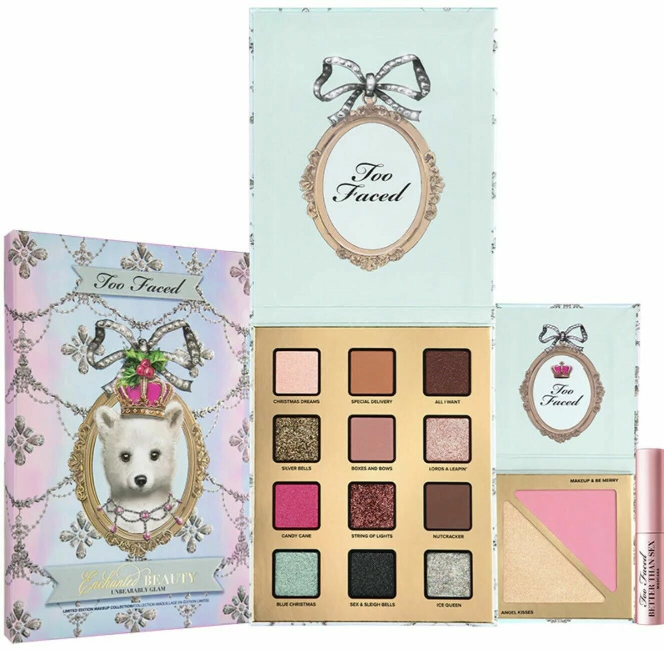 Too Faced Enchanted Beauty Makeup Set Unbearably Glam 2020 NIB! 100% Authentic!