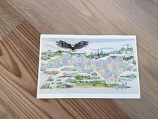 North Carolina ~ Counties ~ Popular Landmarks & View Oversized Postcard