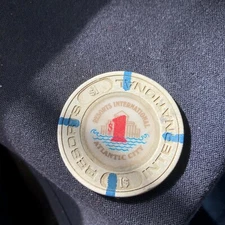 Vintage $1 RESORTS International Casino Atlantic City Gaming Chip