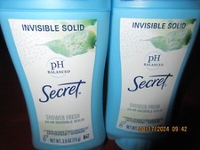 2-Secret Invisible Solid Antiperspirant and Deodorant for 2.6 Ounce  11/2025 