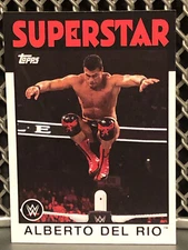 2016 Topps Heritage Alberto Del Rio WWE Wrestling Card 1986 #2 El Patron TNA