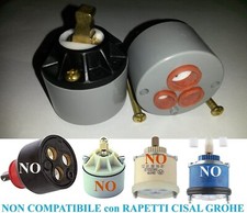 CARTUCCIA MONOCOMANDO GS GNUTTI SEBASTIANO NEW MILLENNIUM MISCELATORE ø50 h66mm