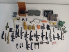 Lot of Used Vintage  Modern Toys Weapons Parts Accessories Mixed 62 PC Lot 