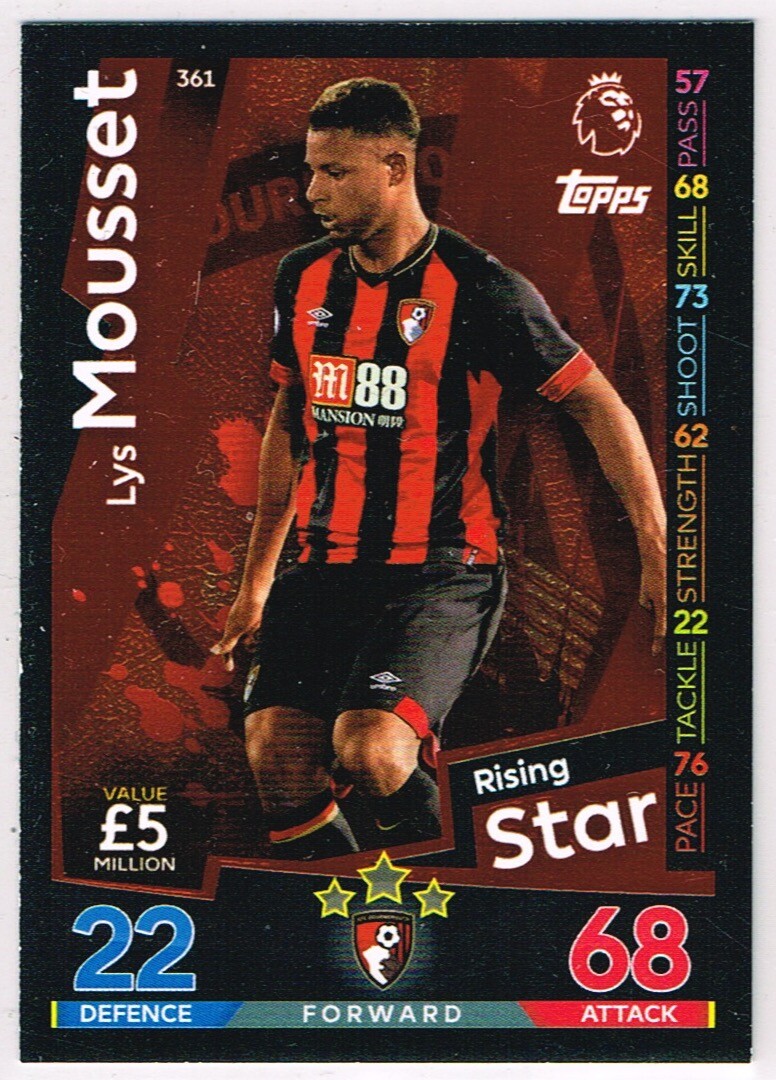 Topps MATCH ATTAX 2018-19 ☆ PREMIER LEAGUE ☆ Football Cards #361