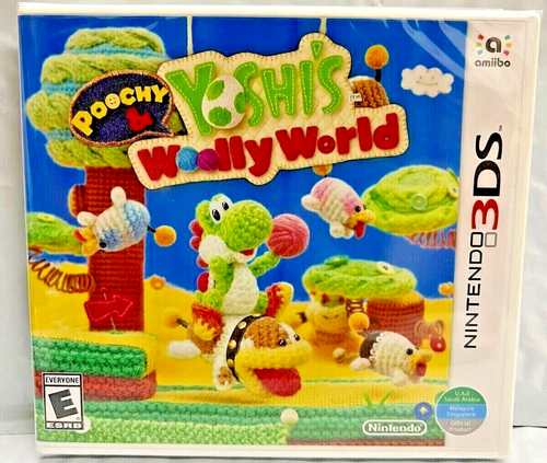Poochy & Yoshi's Woolly World - Nintendo 3DS - Brand New - Picture 2 of 4