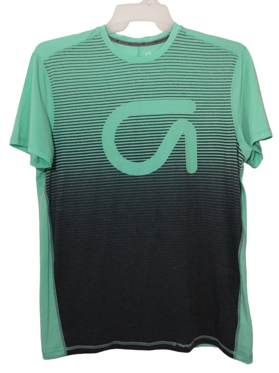 GAP Fit G Dry Men s T Shirt Aqua Tide Green Size M Short Sleeve