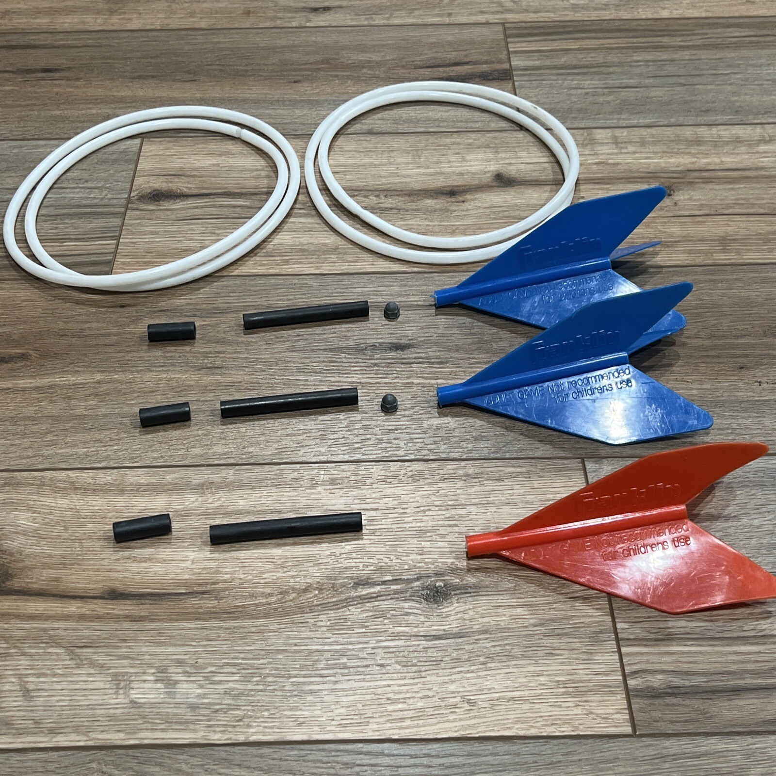 Vtg Franklin Lawn Darts Parts Only Not Complete No Metal Tips Hoops