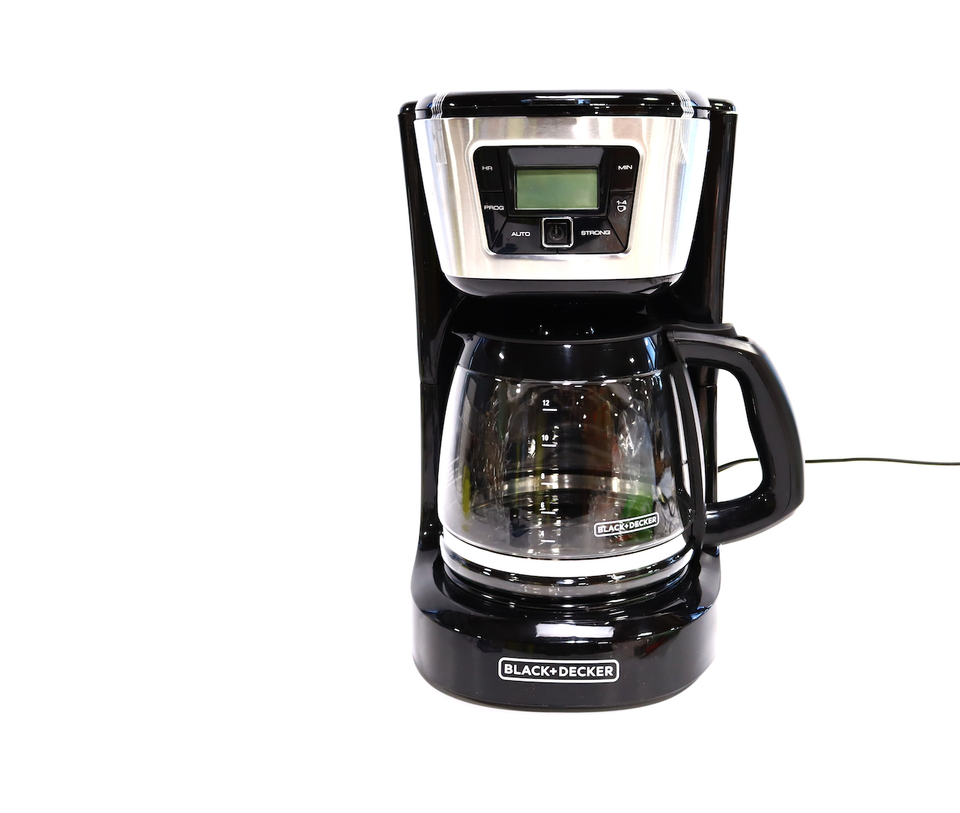 BLACK+DECKER 12Cup Programmable Coffeemaker Black/Stainless Steel