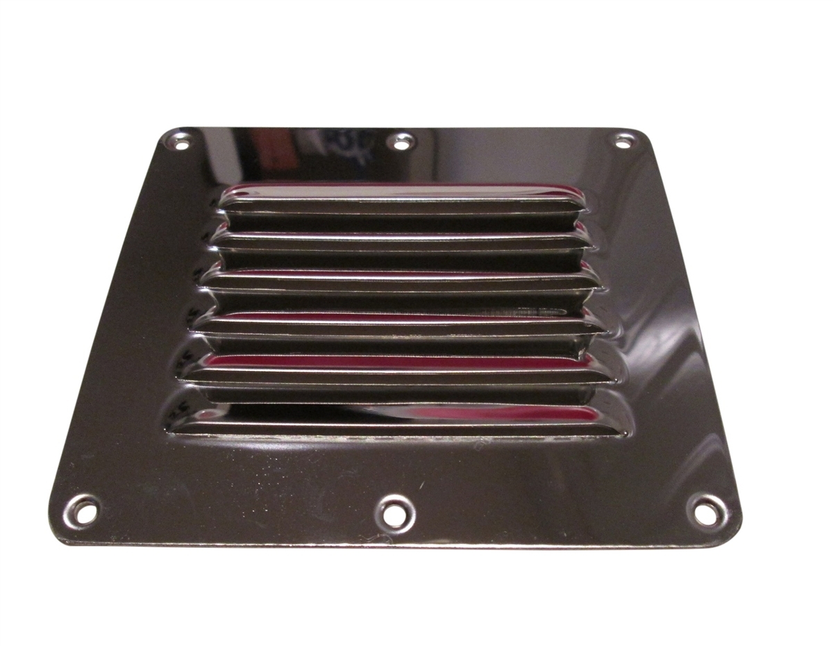 2 x Stainless Steel Louvre Air Vents for Boats & Caravans Vents 127mm
