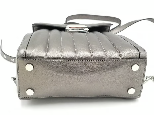 Michael Kors Gray Quilted Women\'s MINI Backpack Shiny Texture Michael Kors | Bags | Michael Kors Gray Quilted Womens Mini  main image 2