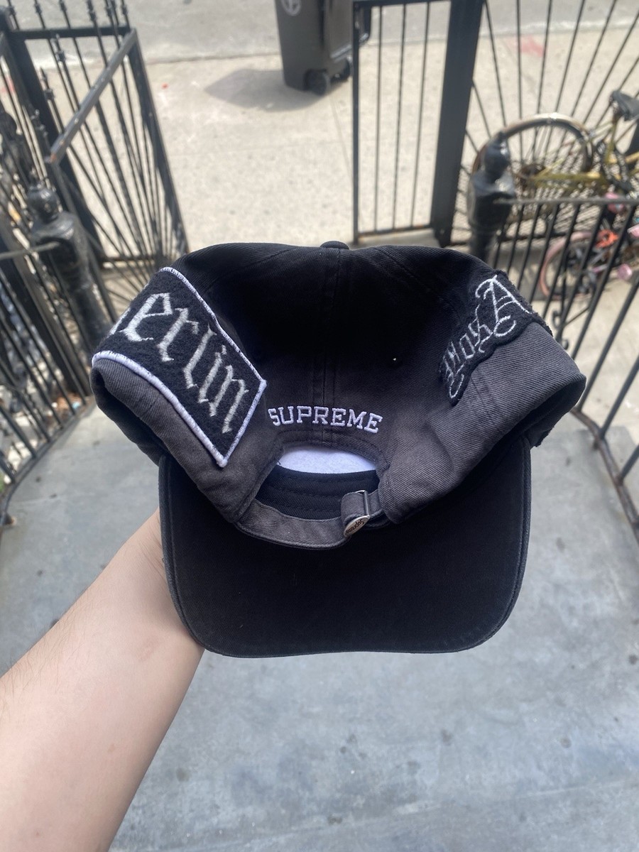 Supreme City Patches 6 Panel Hat Black | eBay