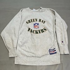 Vintage Champion Reverse Weave Green Bay Packers NFL Pro Line Sweatshirt XL-3457