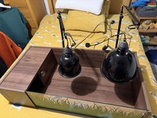 Vivexotic Tortoise Table / Tortoise Enclosure Wood Effect With 2 Light Stands